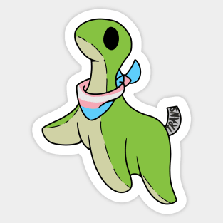 Transgender pride Nessie Sticker